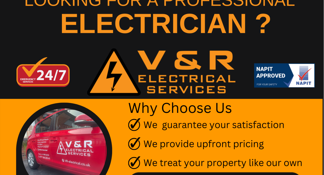 V&R electrical services - your local profesional electrical company