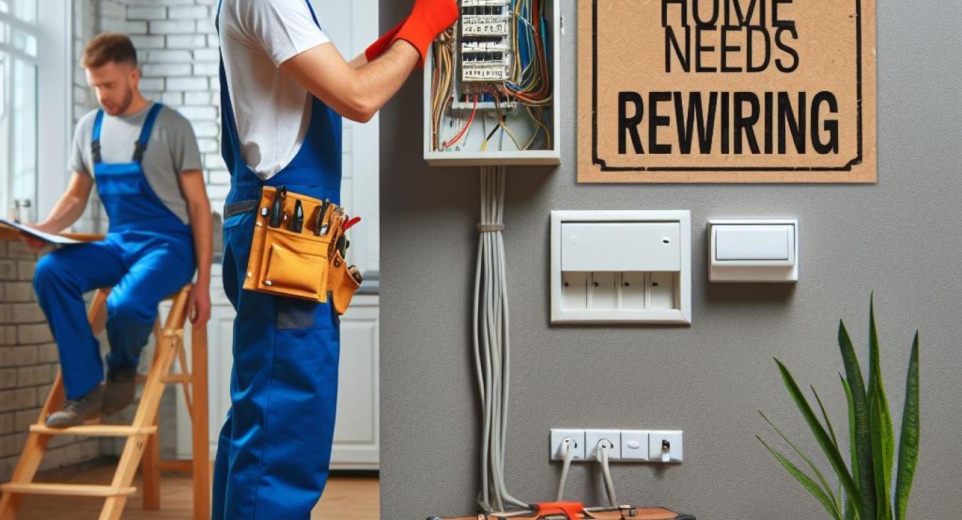 Signs your home need rewiring by local electrician V&R Electrical Services - Oldham, Failsworth, Manchester