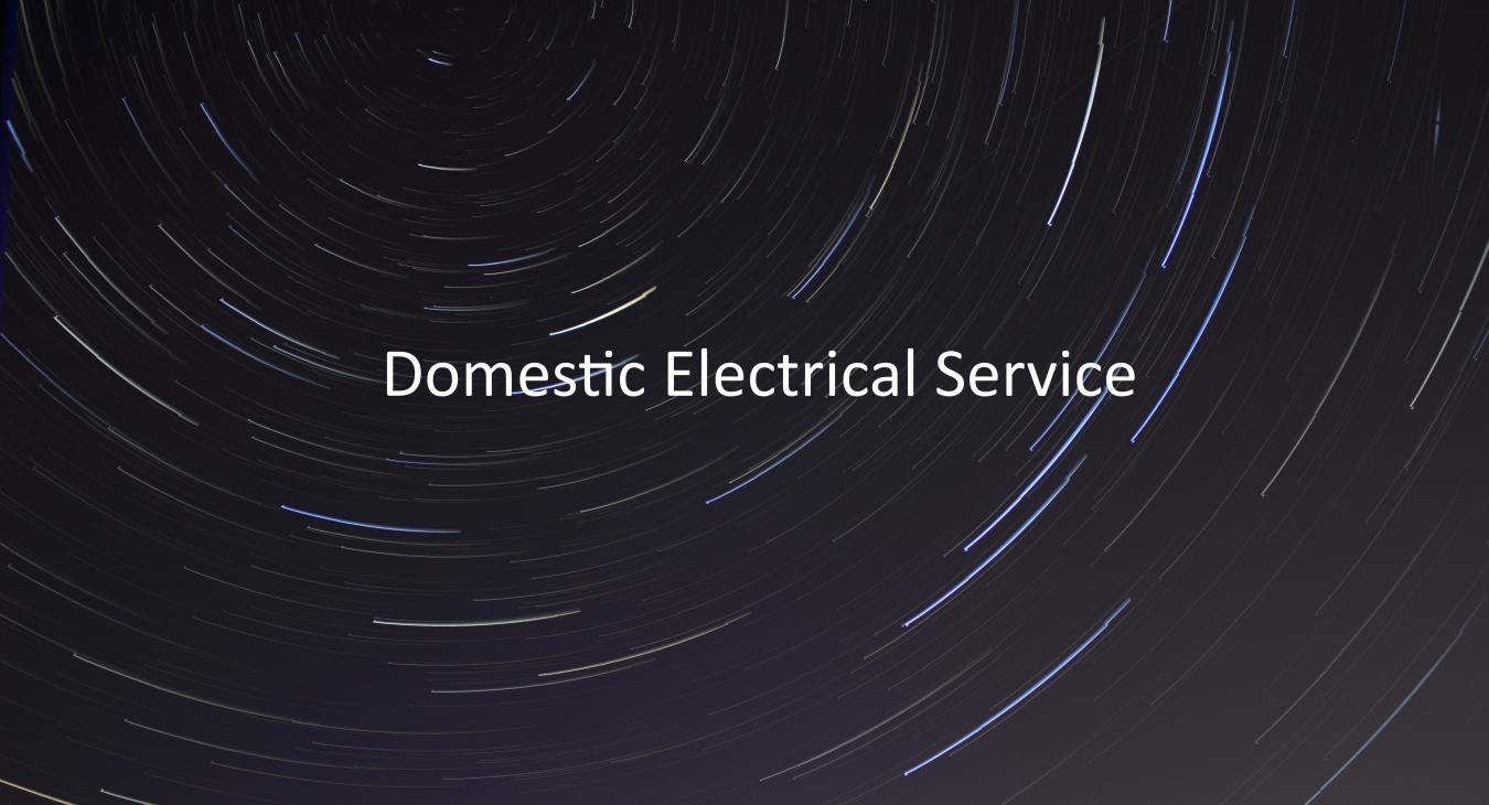 Domestic Electrical Service