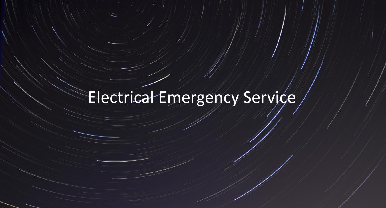 Electrical emergency services